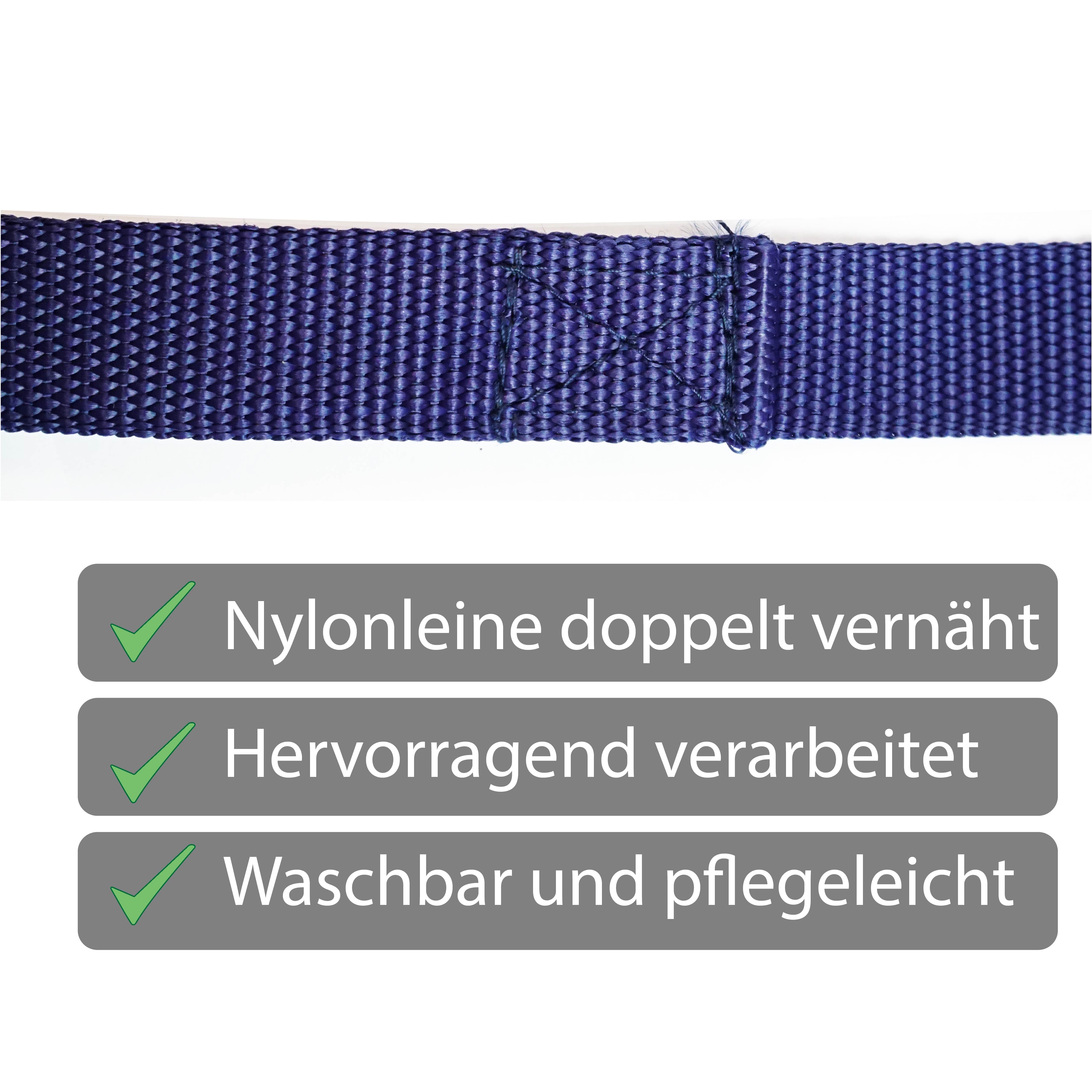 Führkette für Pferde mit Handschlaufe, Länge 2,10 m